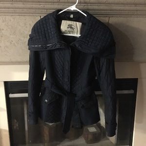 Women’s Burberry jacket/coat size 4 Navy Blue